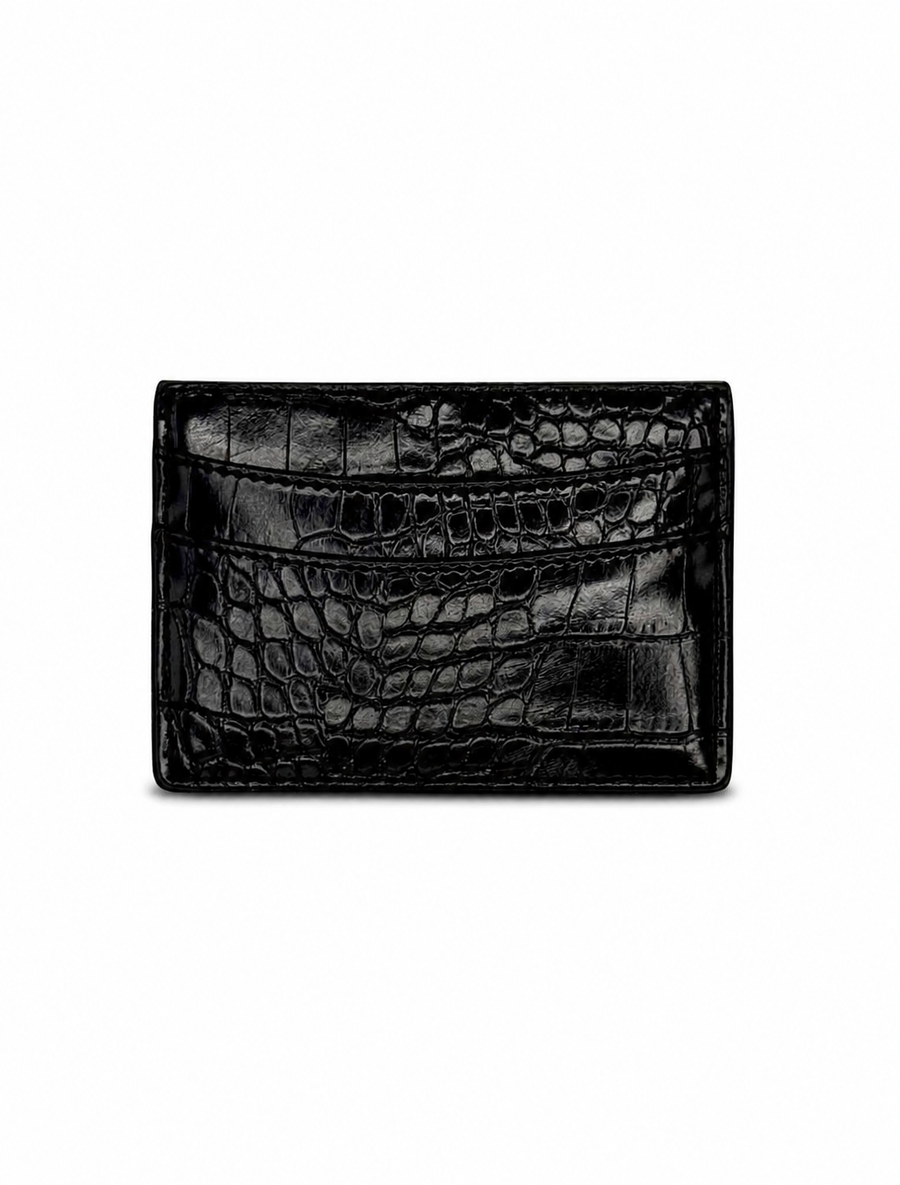 Personalisierter Cardholder in Kroko-Optik